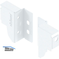 BLUM TANDEMBOX antaro R�ckwandhalter, H�he N, Seidenwei�