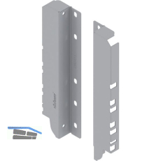 BLUM TANDEMBOX antaro R�ckwandhalter, H�he D, grau RAL9006