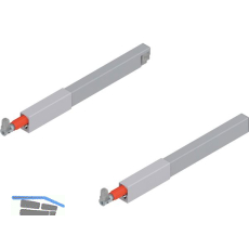 BLUM TANDEMBOX antaro L�ngsreling Set, NL 270, grau RAL 9006