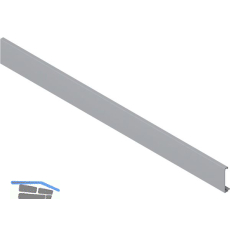 BLUM TANDEMBOX antaro Vorderst�ck ohne Nut, L�nge 1036 mm, grau RAL9006