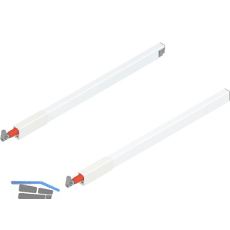 BLUM TANDEMBOX antaro L�ngsreling Set, NL 450, Seidenwei�