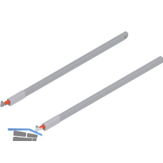 BLUM TANDEMBOX antaro L�ngsreling Set, NL 650, grau RAL 9006