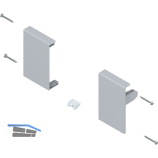 BLUM TANDEMBOX antaro Fronthalter H�he M, Kunststoff grau RAL9006