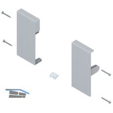 BLUM TANDEMBOX antaro Fronthalter H�he K, Kunststoff grau RAL9006