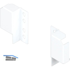 BLUM TANDEMBOX antaro Relinghalter f�r verstellbare Reling, Seidenwei�