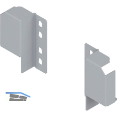 BLUM TANDEMBOX antaro Relinghalter f�r verstellbare Reling, grau RAL9006