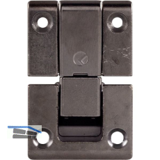 KIMANA Klappenband, 3-teilig, Zamak vernickelt dunkelgrau