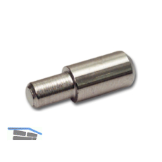 Steckbodentr�ger Semi, Bohr � 5 mm, Stahl vernickelt, VPE 100 ST