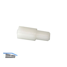 Steckbodentr�ger KU, Bohr � 5 mm, Kunststoff wei�, VPE 100 ST