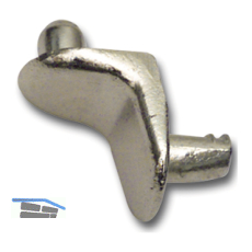 Steckbodentr�ger FIX 2, Fixierzapfen, Bohr � 5 mm, Zink vernickelt, VPE 100 ST