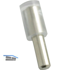 Glasbodentr�ger Claudia zum Stecken, Bohr � 3 mm, Stahl vernickelt