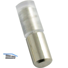 Glasbodentr�ger Claudia zum Stecken, Bohr � 5 mm, Stahl vernickelt