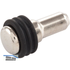 Glasbodentr�ger Petra zum Stecken, Bohr � 5 mm, Stahl vernickelt