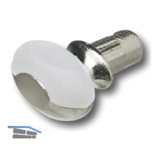 Glasbodentr�ger Dream zum Stecken, Bohr � 5 mm, Stahl vernickelt, VPE 100 ST