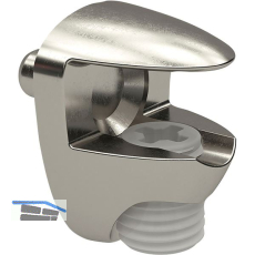 Glasbodentr�ger Cobra zum Stecken, Bohr � 5 mm, Zinkdruckguss vern., VPE 100 ST