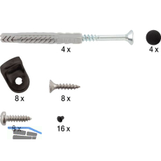 ALUMIS Smartframe Zubeh�r-Set schwarz