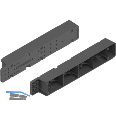 BLUM SPACE STEP Distanzleiste, Kunststoff grau