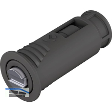 Einbohrmagnetschnapper K-LOCK Kunststoff anthrazit