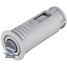 Einbohrmagnetschnapper K-LOCK Kunststoff grau