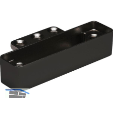 Bremsklappenhalter KIARO Alurahmen-Adapter, vernickelt schwarz