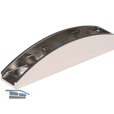 Bremsklappenhalter KIARO Frontbefestigung zum Anschrauben, Zamak vernickelt