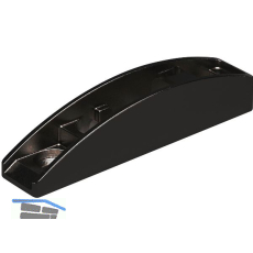 Bremsklappenhalter KIARO Frontbefestigung zum Anschrauben, Zamak vern. schwarz