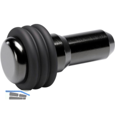 Glasbodentr�ger Petra zum Stecken, Bohr � 5 mm, Stahl vernickelt schwarz