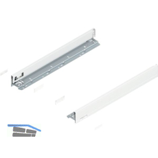 BLUM LEGRABOX pure Zarge H�he N, NL 550, Seidenwei�-matt