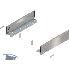 BLUM LEGRABOX pure Zarge H�he M, NL 350, INOX (Anti-Fingerprint)