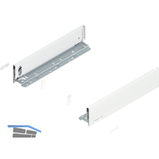 BLUM LEGRABOX pure Zarge H�he M, NL 400, Seidenwei�-matt