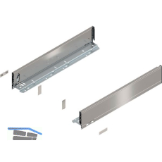 BLUM LEGRABOX pure Zarge H�he M, NL 500, INOX (Anti-Fingerprint)