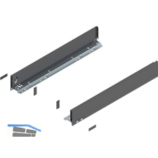 BLUM LEGRABOX pure Zarge H�he M, NL 600, Oriongrau-matt