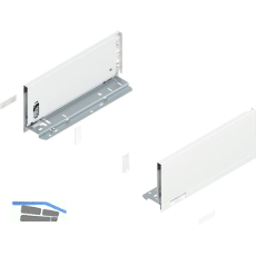 BLUM LEGRABOX pure Zarge H�he K, NL 300, Seidenwei�-matt