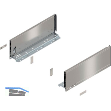 BLUM LEGRABOX pure Zarge H�he K, NL 350, INOX (Anti-Fingerprint)