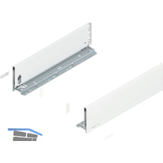 BLUM LEGRABOX pure Zarge H�he K, NL 450, Seidenwei�-matt