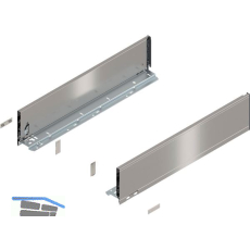 BLUM LEGRABOX pure Zarge H�he K, NL 550, INOX (Anti-Fingerprint)