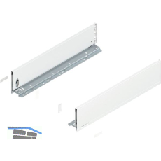 BLUM LEGRABOX pure Zarge H�he K, NL 550, Seidenwei�-matt