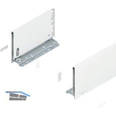 BLUM LEGRABOX pure Zarge H�he C, NL 270, Seidenwei�-matt