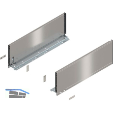 BLUM LEGRABOX pure Zarge H�he C, NL 500, INOX (Anti-Fingerprint)