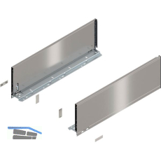 BLUM LEGRABOX pure Zarge H�he C, NL 550, INOX (Anti-Fingerprint)