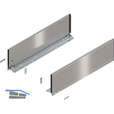 BLUM LEGRABOX pure Zarge H�he C, NL 600, INOX (Anti-Fingerprint)