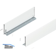 BLUM LEGRABOX pure Zarge H�he C, NL 600, Seidenwei�-matt