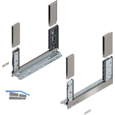 BLUM LEGRABOX free, Zarge H�he C, NL 350, Inox (Antifingerprint)