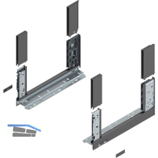 BLUM LEGRABOX free, Zarge H�he C, NL 350, Oriongrau-matt