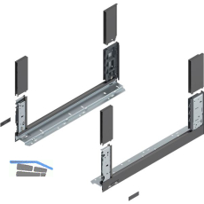 BLUM LEGRABOX free, Zarge H�he C, NL 500, Oriongrau-matt