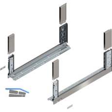 BLUM LEGRABOX free, Zarge H�he C, NL 550, Inox (Antifingerprint)