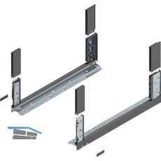 BLUM LEGRABOX free, Zarge H�he C, NL 550, Oriongrau-matt