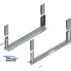BLUM LEGRABOX free, Zarge H�he C, NL 650, Inox (Antifingerprint)