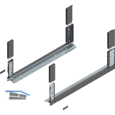BLUM LEGRABOX free, Zarge H�he C, NL 650, Oriongrau-matt