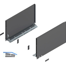 BLUM LEGRABOX pure Zarge H�he F, NL 400, Oriongrau-matt